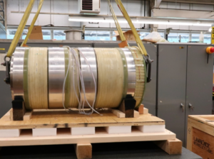 FRIB magnet being prepared for crating