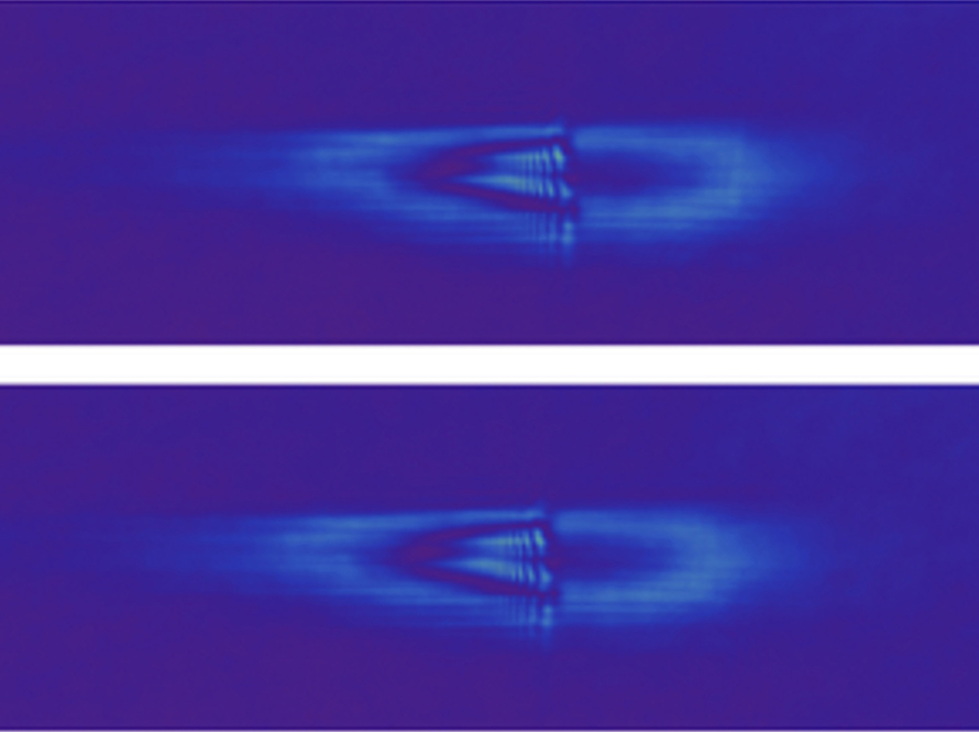 Seemingly very similar laser images turn out to have important data when analyzed by neural network.