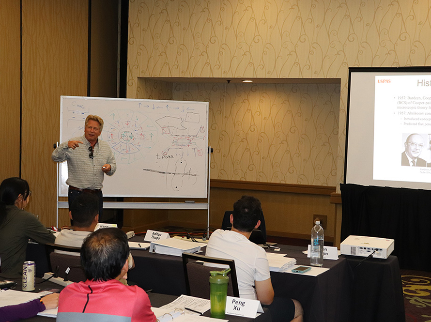 Soren Prestemon teaches at US Particle Accelerator School.